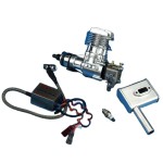 DLE20CC flugzeugmodell benzinmotor zweitakt ein-zylinder seitenauspuff luftgekühlt handstarten VTOL feste flügel DIY